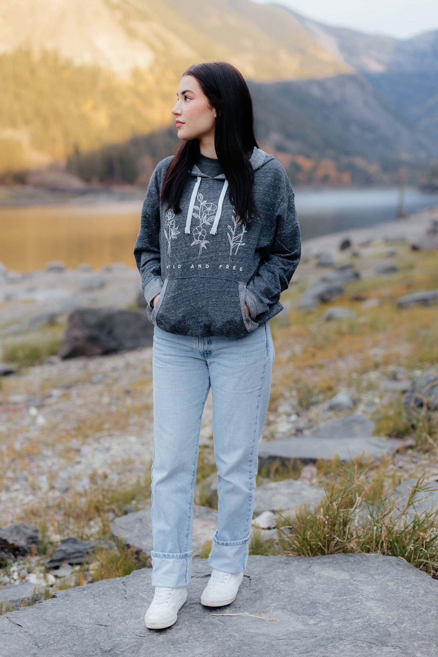 Wild and Free Adult Hoodie