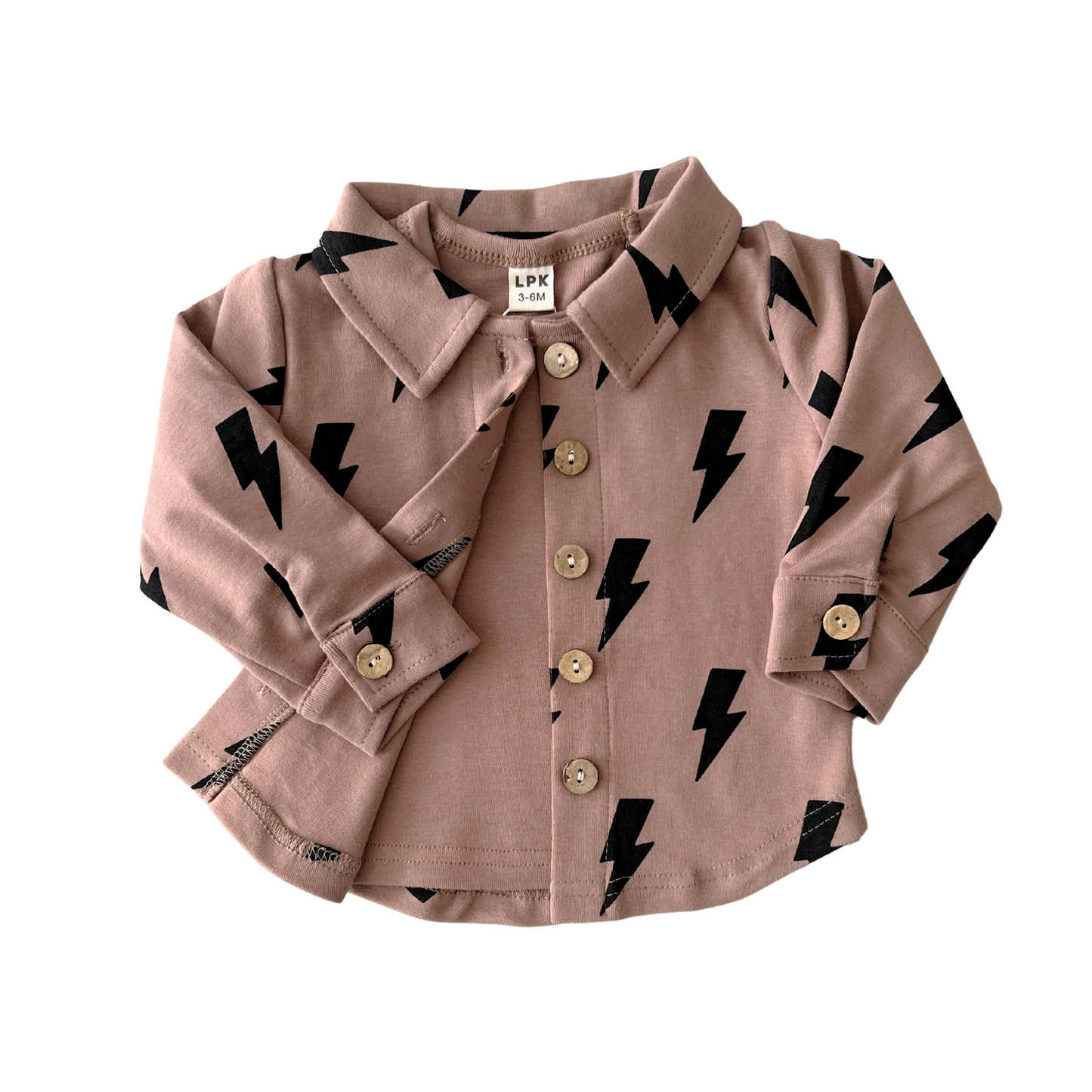 Baby & Kids Fall Clothing Cotton Shacket | Mocha Bolts