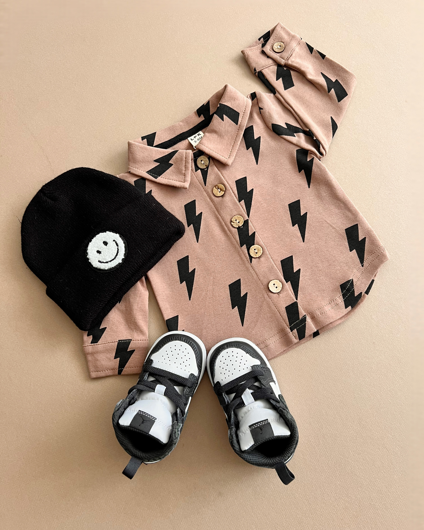 Baby & Kids Fall Clothing Cotton Shacket | Mocha Bolts