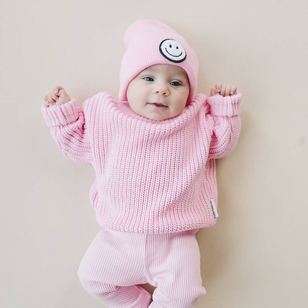 Smiley Baby & Kids' Beanie | Pink