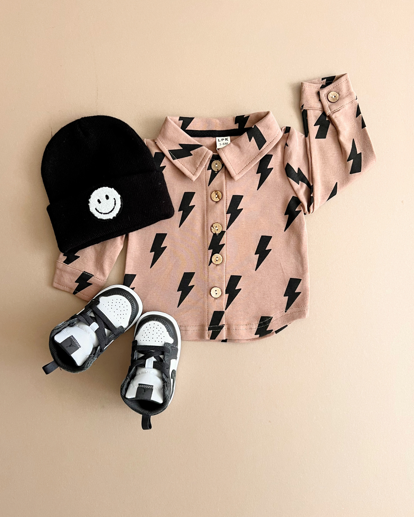 Baby & Kids Fall Clothing Cotton Shacket | Mocha Bolts